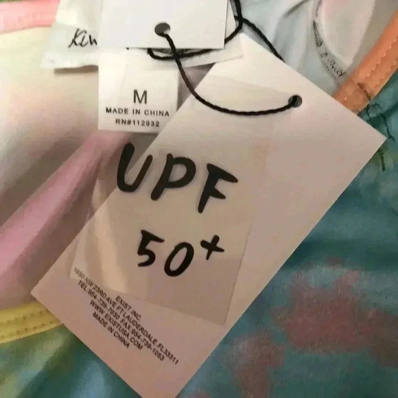 Kiwi and punch Miami swim cover up tie dye size medium - Picture 5 of 10